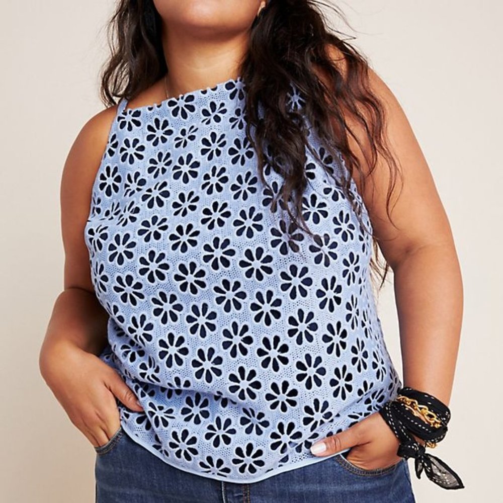 Anthropologie Maeve Quinn Textured Cami